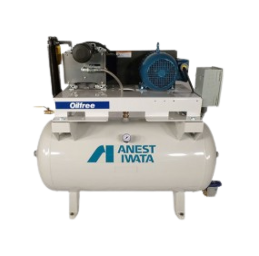 STL open tank mount oil-free air compressors